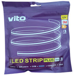 Striscia LED 12V 320xCOB 12W IP20 luce fredda 6000K 5m 6970233830153 5540580 EL858