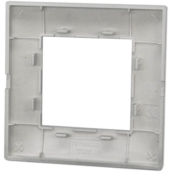 Placca in tecnopolimero 2 posti color arancione compatibile Vimar Plana 6970597463172 6002-16 EL981