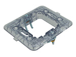 Kit placca e supporto 2 posti compatibili Matix EL4030