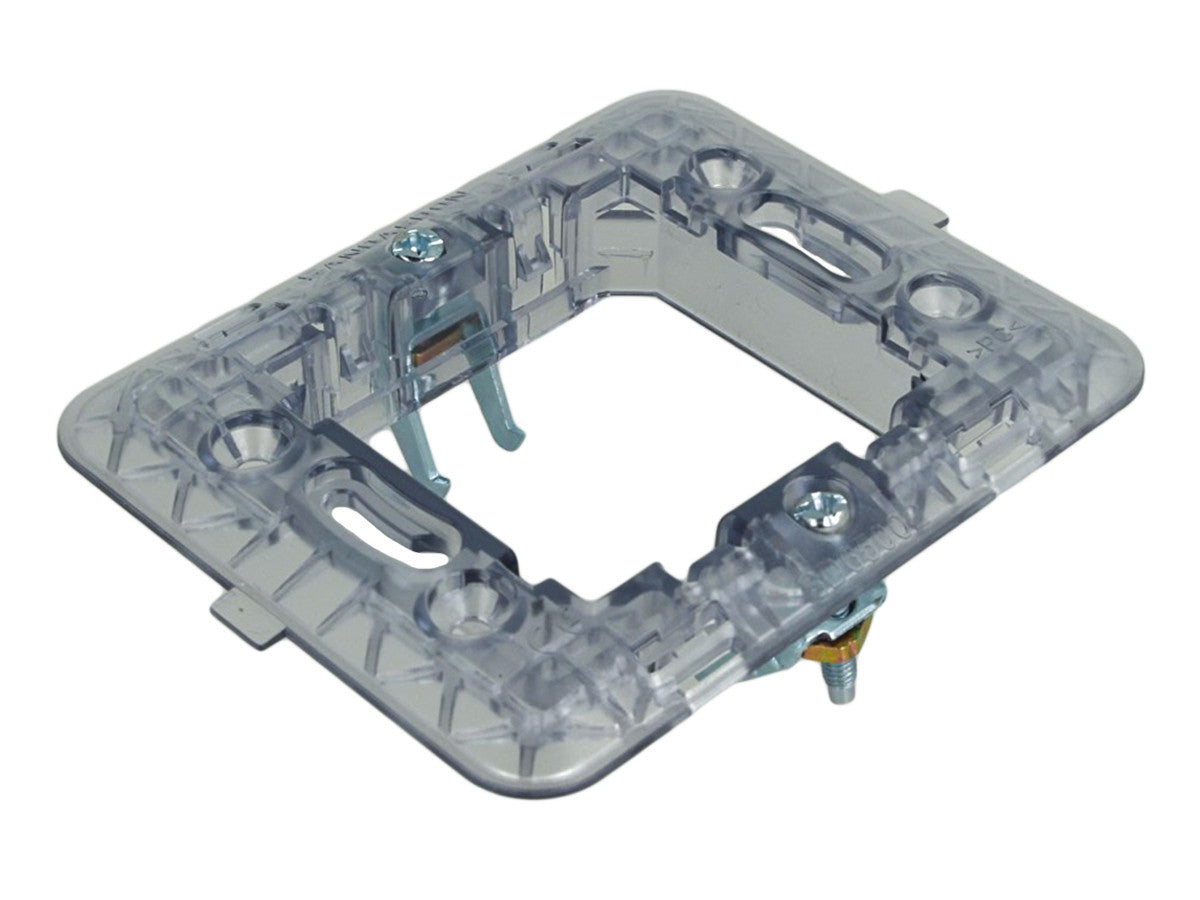 Kit placca e supporto 2 posti compatibili Matix EL4030