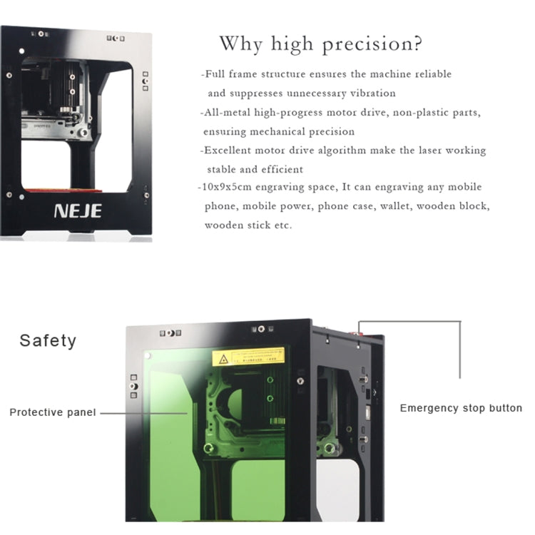 NEJE KZ 3000mW DIY Bluetooth USB Laser Engraver Carving Machine