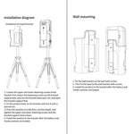 Termometro a infrarossi YAD-001 + Dispenser automatico per sterilizzazione con sensore a infrarossi con supporto per treppiede, YAD-001