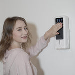 Termometro a infrarossi YAD-001 + Dispenser automatico per sterilizzazione con sensore a infrarossi con supporto per treppiede, YAD-001