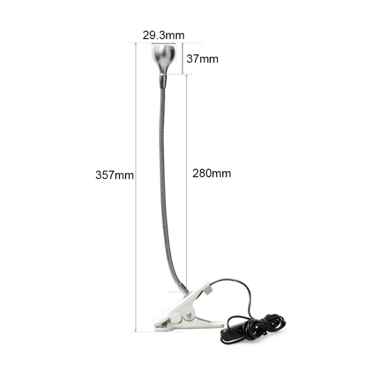 Lampada di disinfezione UV con clip per bracci USB DC 5V, Arms Clip UV Disinfection Lamp