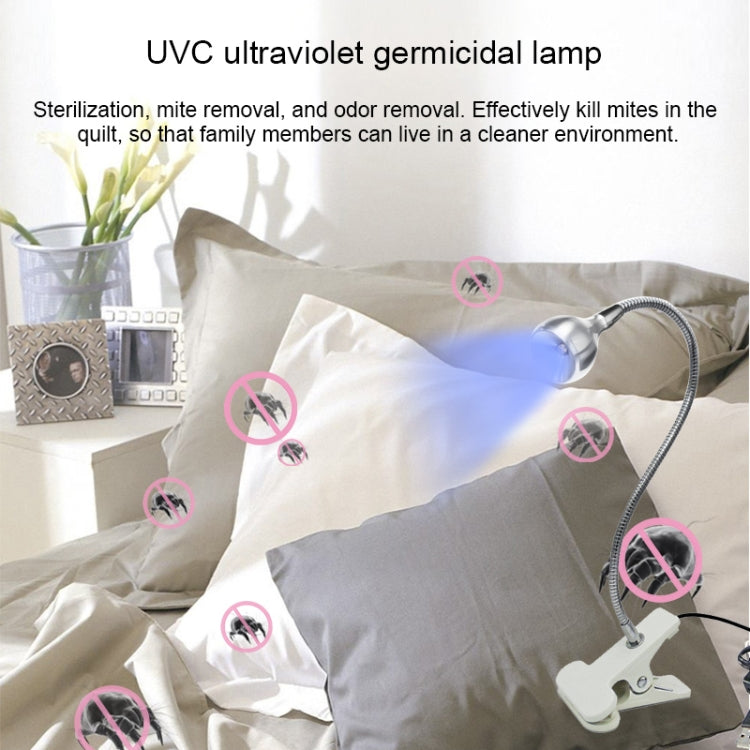 Lampada di disinfezione UV con clip per bracci USB DC 5V, Arms Clip UV Disinfection Lamp