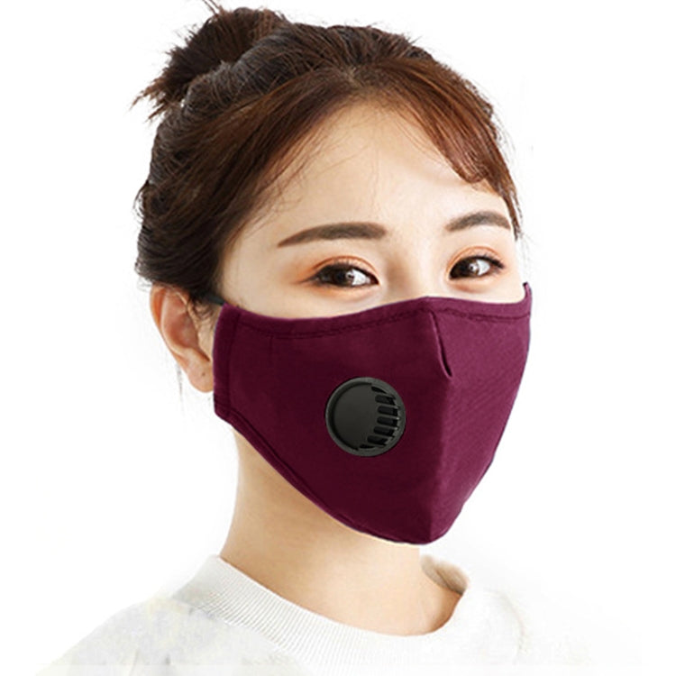 Per uomo donna Maschera facciale antipolvere con filtro sostituibile lavabile PM2.5
