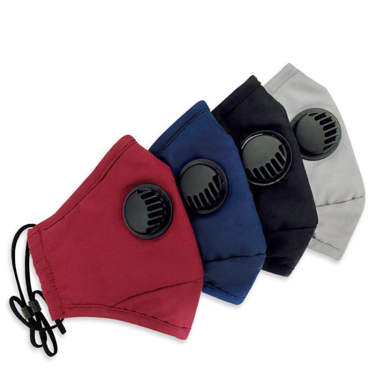 Per uomo donna Maschera facciale antipolvere con filtro sostituibile lavabile PM2.5
