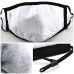Per uomo donna Maschera facciale antipolvere con filtro sostituibile lavabile PM2.5
