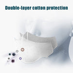 Per uomo donna Maschera facciale antipolvere con filtro sostituibile lavabile PM2.5