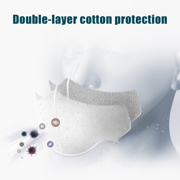 Per uomo donna Maschera facciale antipolvere con filtro sostituibile lavabile PM2.5