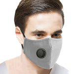 Per uomo donna Maschera facciale antipolvere con filtro sostituibile lavabile PM2.5