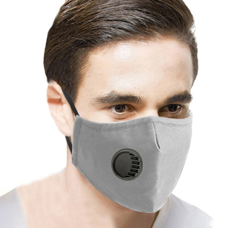 Per uomo donna Maschera facciale antipolvere con filtro sostituibile lavabile PM2.5