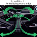 Umidificatore purificatore d'aria per aromaterapia con ioni negativi per auto 2 in 1 + caricatore per auto con doppia porta USB
