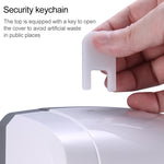 N2001 Dispenser di sapone disinfettante per le mani a induzione a goccia da 1000 ml con blocco di sicurezza, Soap Dispenser