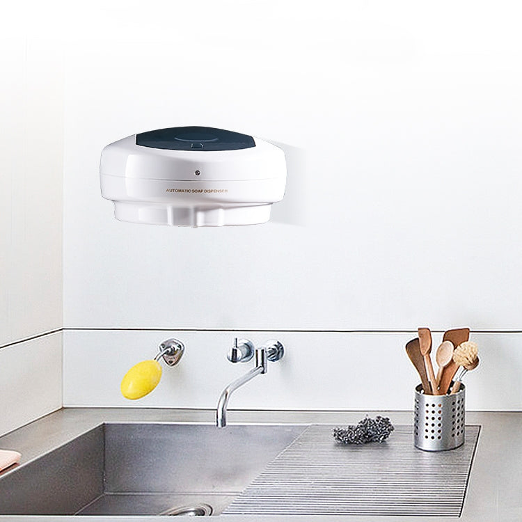 Dispenser automatico di sapone in schiuma a induzione in plastica da parete da 500 ml, 500ml Induction Foam Soap Dispenser