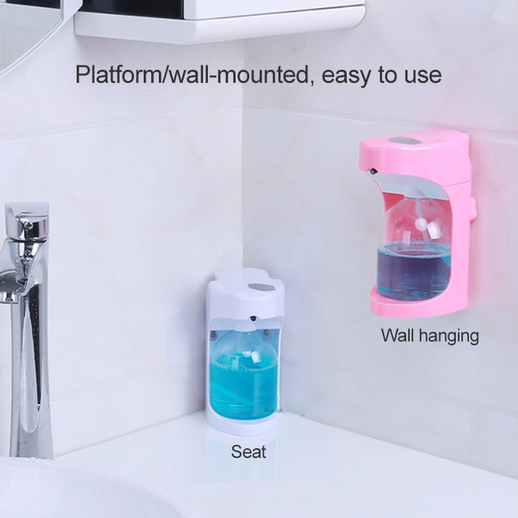 Dispenser automatico di sapone in schiuma a induzione in plastica a doppio uso da parete OH-Bubble