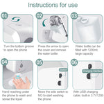 Dispenser per sterilizzazione spray con sensore a infrarossi automatico touchless da 1200 ml