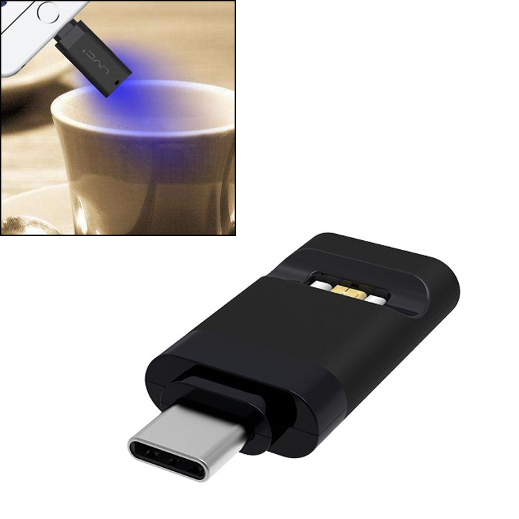 Disinfettante UV per smartphone con luci germicide ultra portatili di tipo C / USB-C, Type-C
