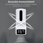 Termometro con sensore di distanza sensibile alla luce corpo senza contatto K9 + dispenser automatico di sapone liquido senza contatto da 1000 ml, K9