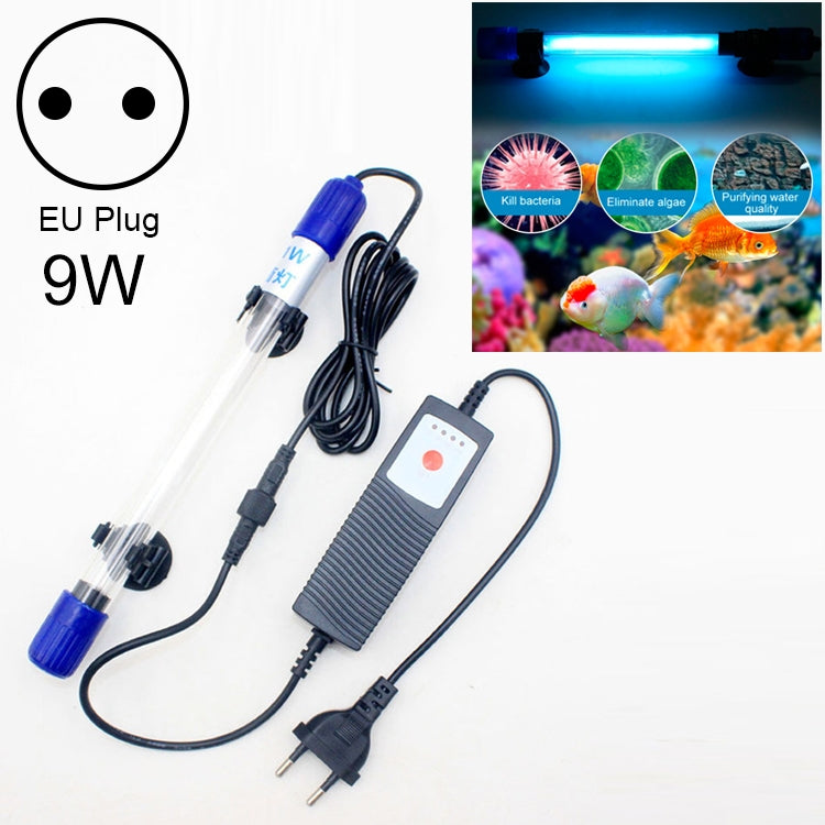 Lampada per acquario per disinfezione delle alghe ultraviolette UV 220V 9W, pagamento regolare, presa europea, 9W Regular Payment, EU Plug