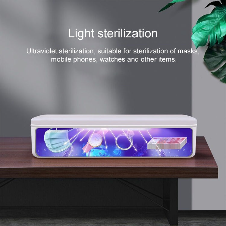 C01 Maschera per il viso multifunzionale del telefono cellulare Disinfezione UV Aromaterapia Lampada ultravioletta Sterilizzatore Scatola disinfettante, C01 Multifunctional Disinfection Box