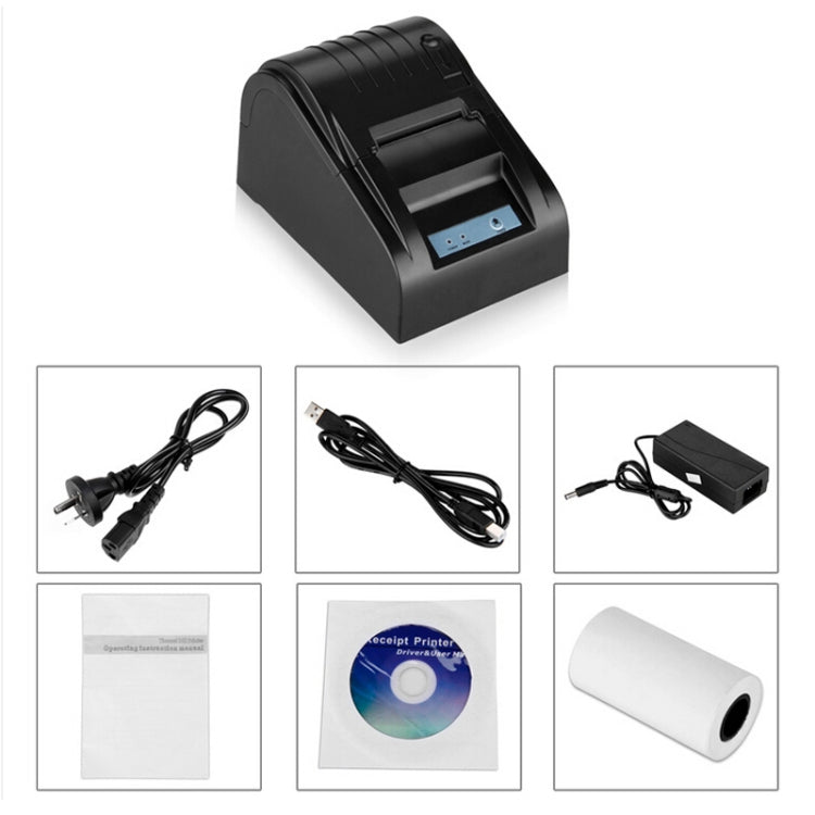 POS-5890T Portable Thermal Receipt Printer 90mm/sec, ESC/POS Control Compatible, POS-5890T/Black, POS-5890T/White