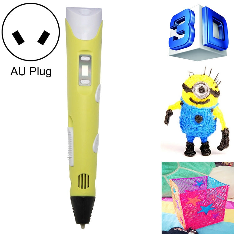 Portable 3D Printing Pen, AU Plug, AU Plug