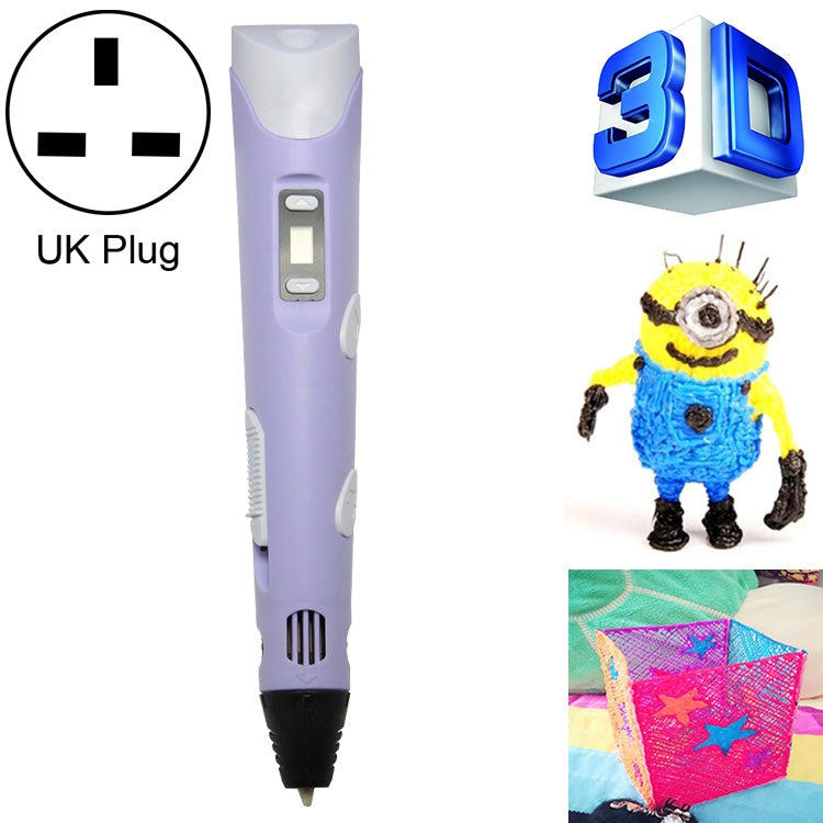 Portable 3D Printing Pen, UK Plug, UK Plug