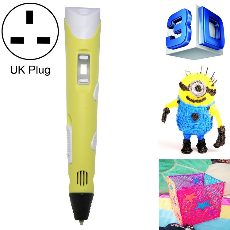 Portable 3D Printing Pen, UK Plug, UK Plug