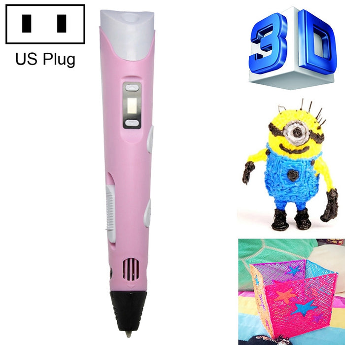 Portable 3D Printing Pen, US Plug