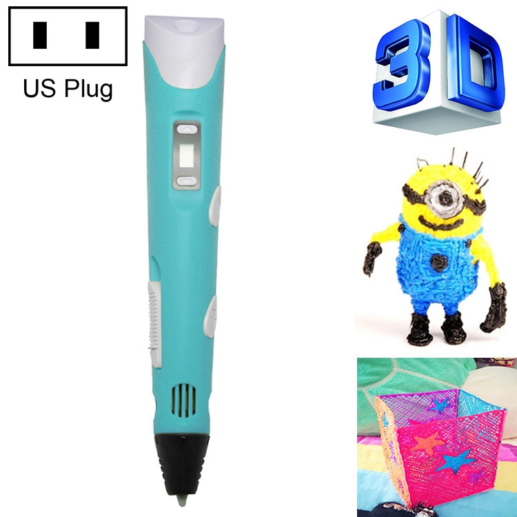 Penna per stampa 3D portatile, presa americana, US Plug