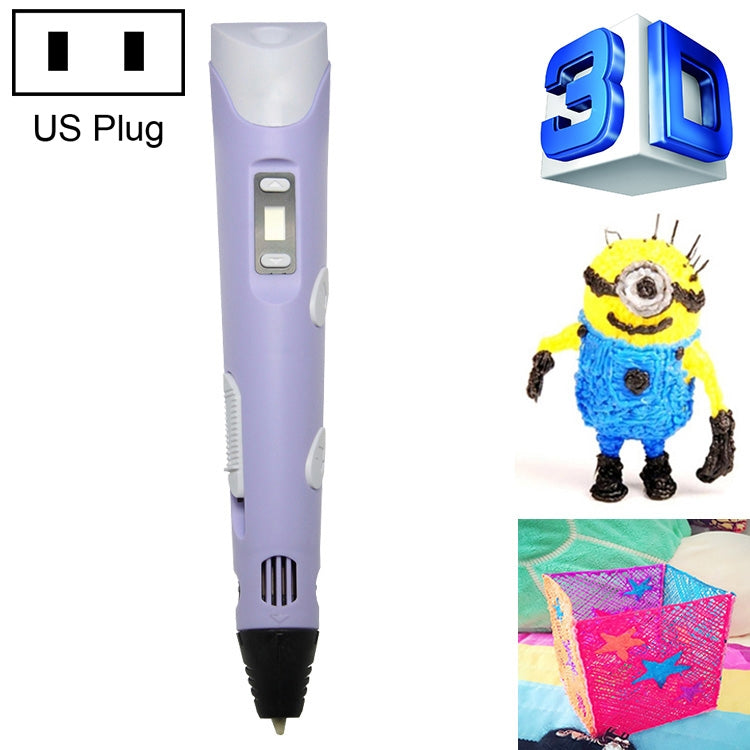 Portable 3D Printing Pen, US Plug