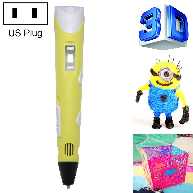 Portable 3D Printing Pen, US Plug