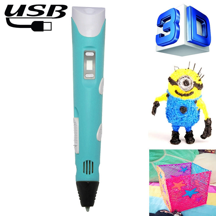 Portable 3D Printing Pen, USB Socket, USB Plug