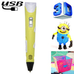 Portable 3D Printing Pen, USB Socket, USB Plug
