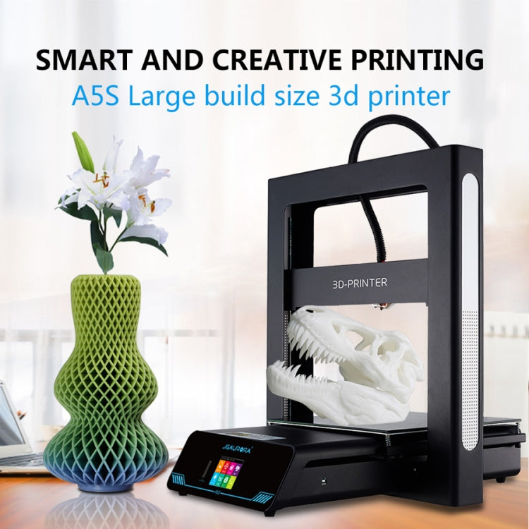 Stampante 3D JGAURORA A5S con telaio in lamiera metallica
