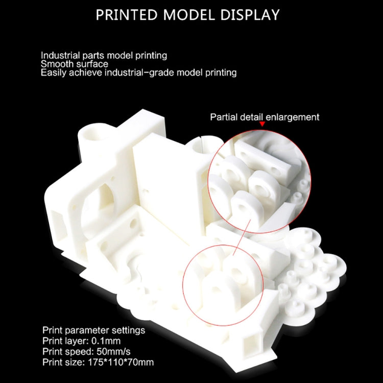 Stampante 3D fisica tridimensionale con telaio in lamiera metallica ad alta precisione JGAURORA A1