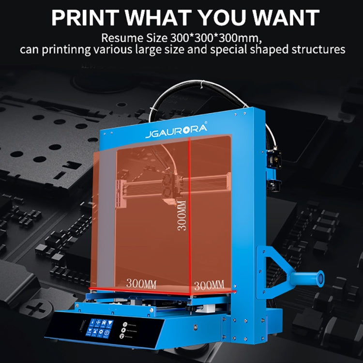 JGAURORA A1 High Precision Metal Sheet Frame 3D Physical 3D Printer