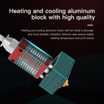 Creality 24V 40W Extruder Nozzle Hot End Kit with Temperature Thermistor and Heating Tube for Ender-3 3D Printer