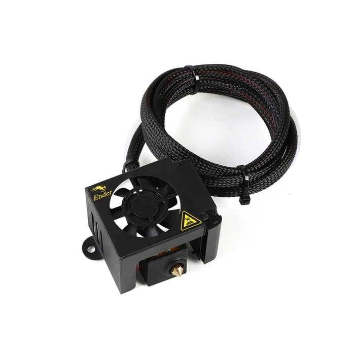 Creality 24V 40W Full Extruder Nozzle Hot End Kit with Nozzle Extruder+Cooling Fan+Shell for Ender-3 3D Printer