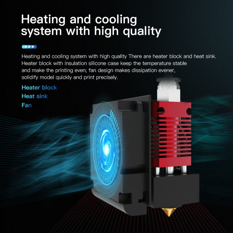 Kit hot end completo 24V 40W per stampante 3D Ender-3