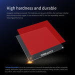 Creality Carborundum Glass Plate Platform Heated Bed Build Surface For Ender-3 3D Printer Part