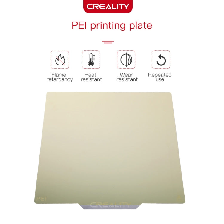 Creality PEI Print Plate Double-Sided PEI Spring Steel Sheet with Magnetic Base for Ender-3 3D Printer Part