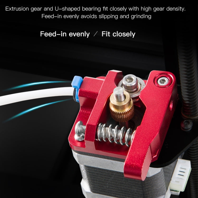 Creality All Metal Red Block Bowden Extruder Kit for Ender-3 / Ender-3 Pro / Ender-3 V2 / CR-10 Pro V2 3D Printer