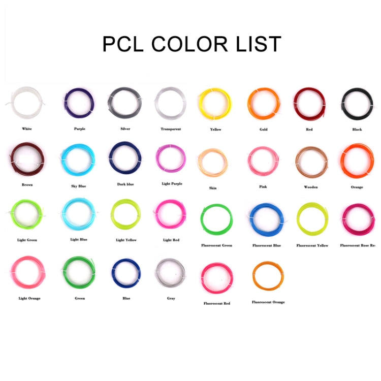 3D Printing Pen Consumables with 5m Low Temperature PCL Cable 1.75mm,5m PCL