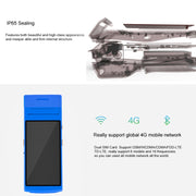 PDA-5501 Schermo IPS multifunzione da 5,5 pollici Protezione IP65 Terminale intelligente tutto in uno, stampante termica integrata, microfono e altoparlante, supporto WiFi, Bluetooth e GPS