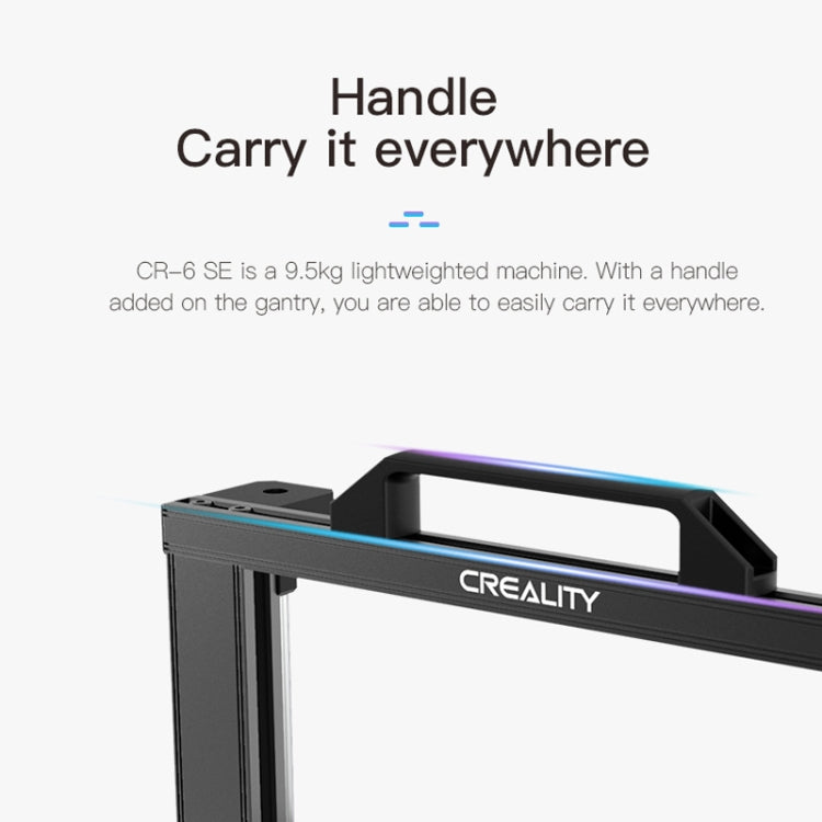 CREALITY CR-6 SE 350W Leveling-Free Intelligent DIY 3D Printer, Printing Size: 23.5 x 23.5 x 25cm, EU Plug, CR-6 SE