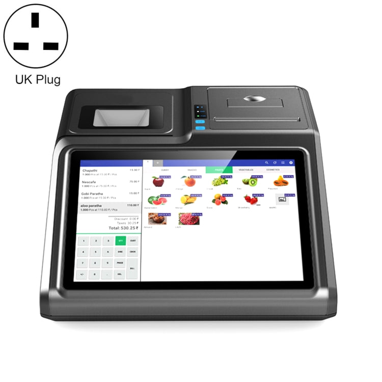 SGT-101W 10.1 inch Capacitive Touch Screen Cash Register, Intel J1900 Quad Core 2.0GHz, 4GB+64GB, AU Plug, SGT-101W