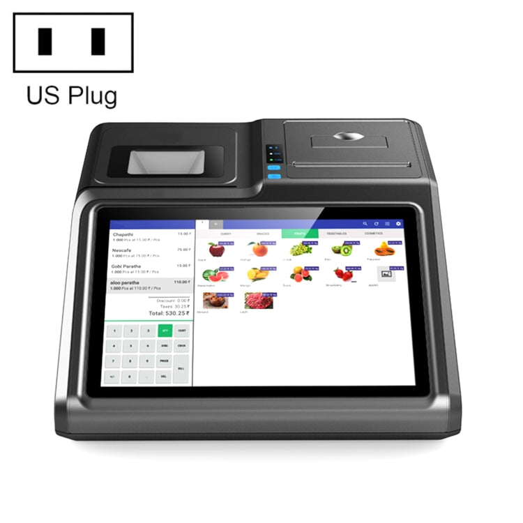 Registratore di cassa touch screen capacitivo da 10,1 pollici SGT-101W, Intel J1900 Quad Core da 2,0 GHz, 4 GB+64 GB, presa AU, SGT-101W