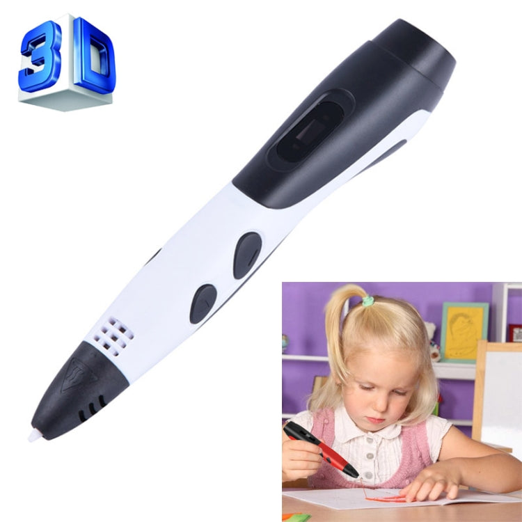 Penna per stampa 3D da disegno fai-da-te per bambini con filamento ABS / PLA di sesta generazione con display LCD (blu + nero), EPR5210L, EPR5210R, EPR5210W, EPR5210Y